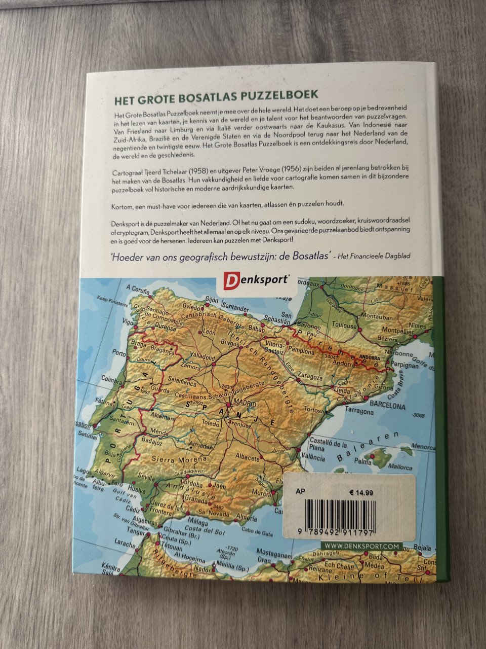NIEUW het grote bosatlas puzzelboek