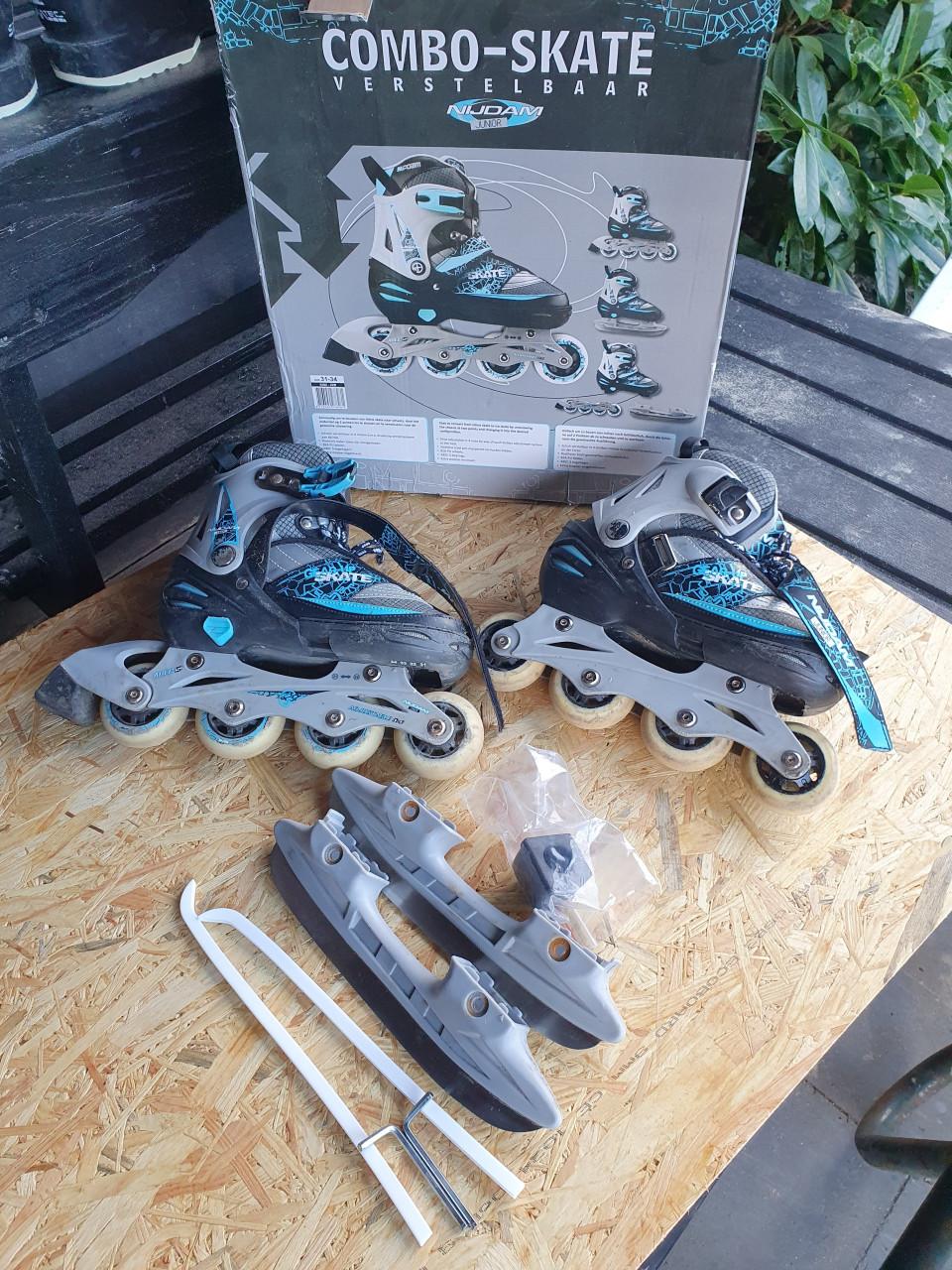 Schaats en skeeler combi