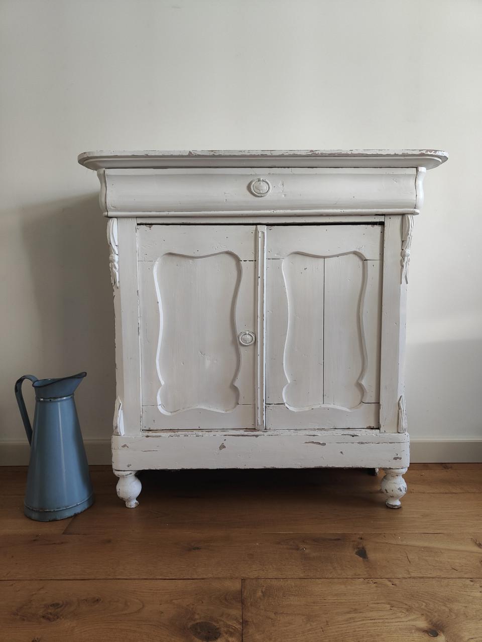 Brocante biedermeier kast