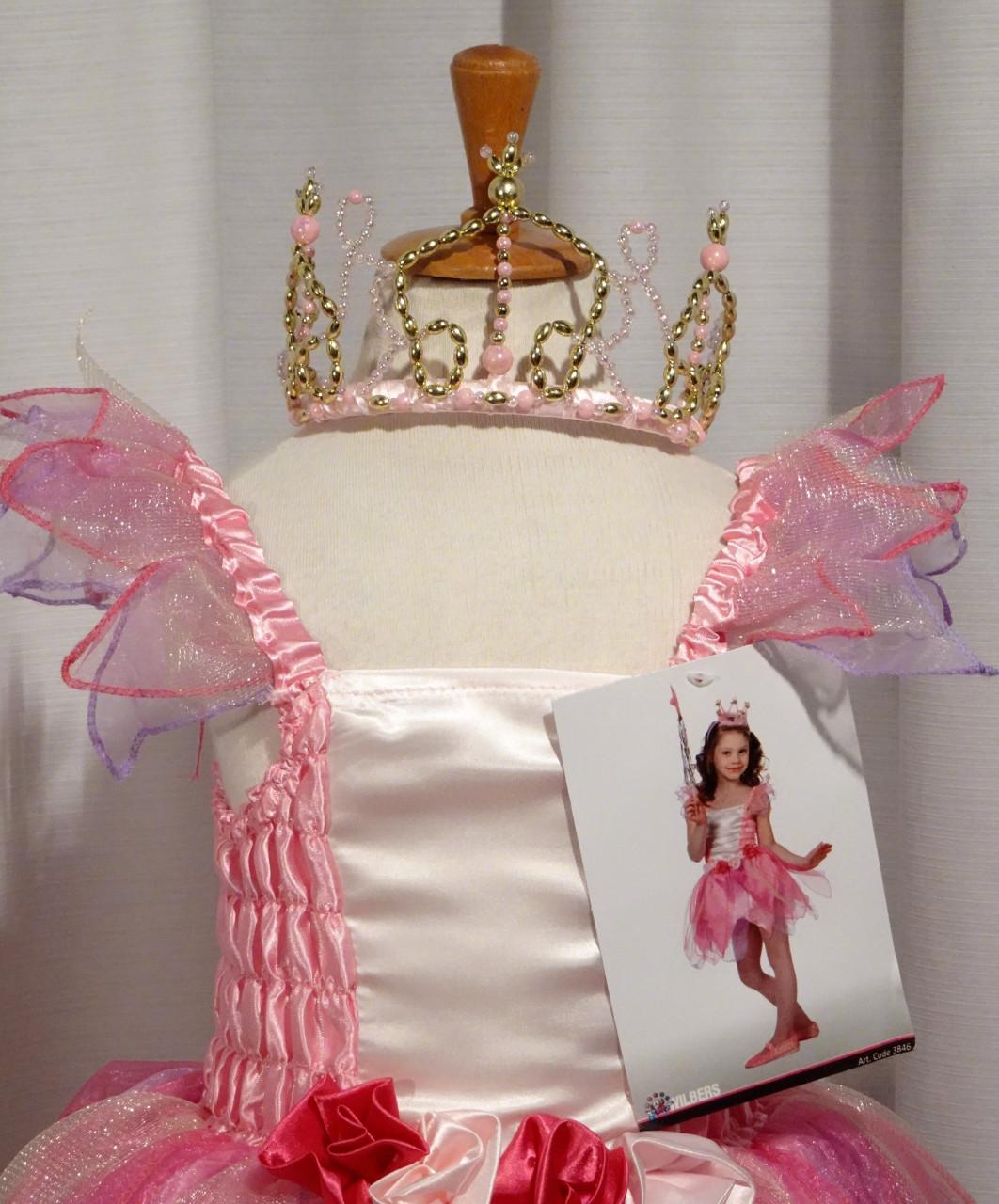 Nieuw ! Maat 98 Mooie Roze Prinsessenjurk