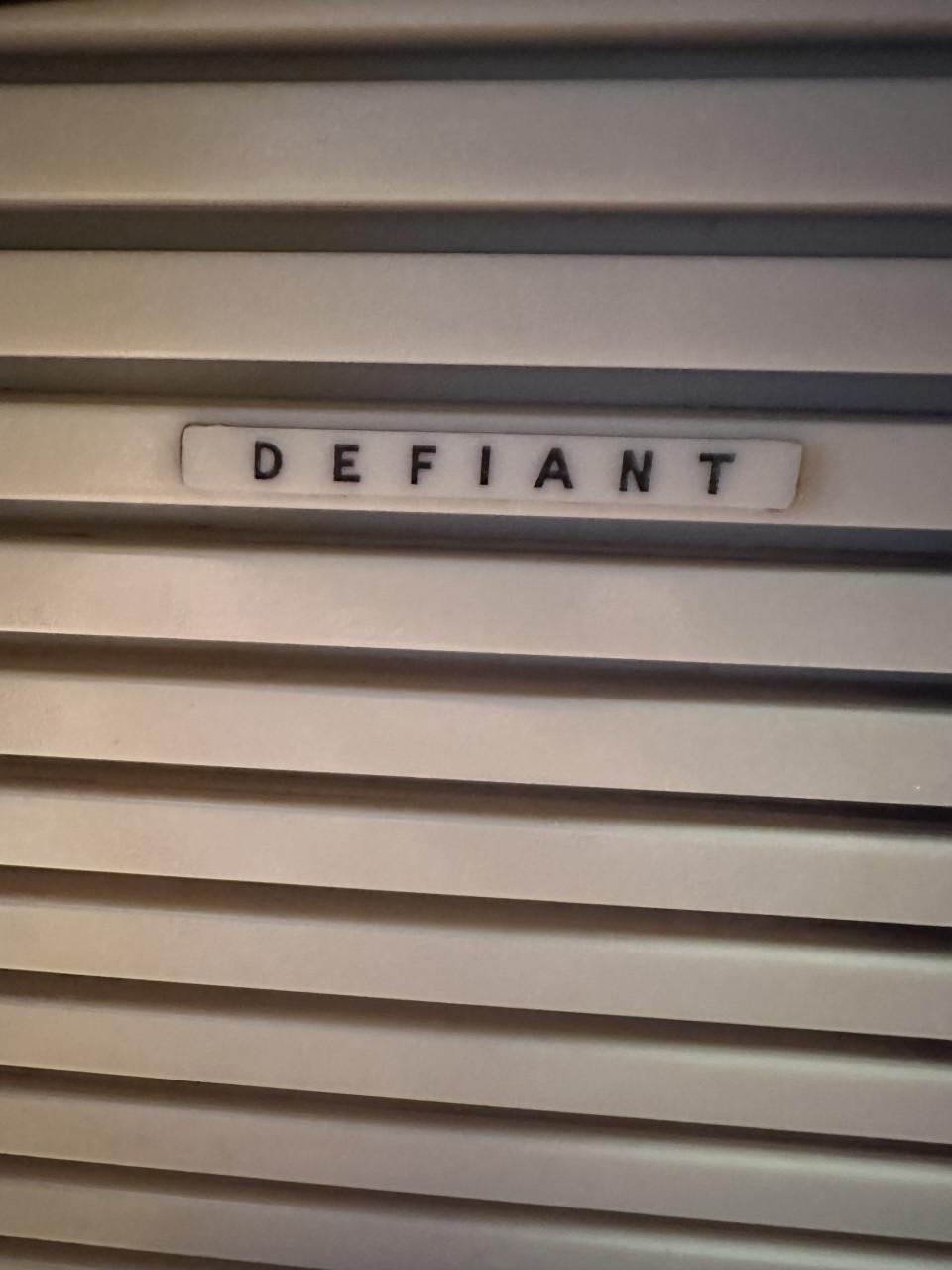 Defiant radio