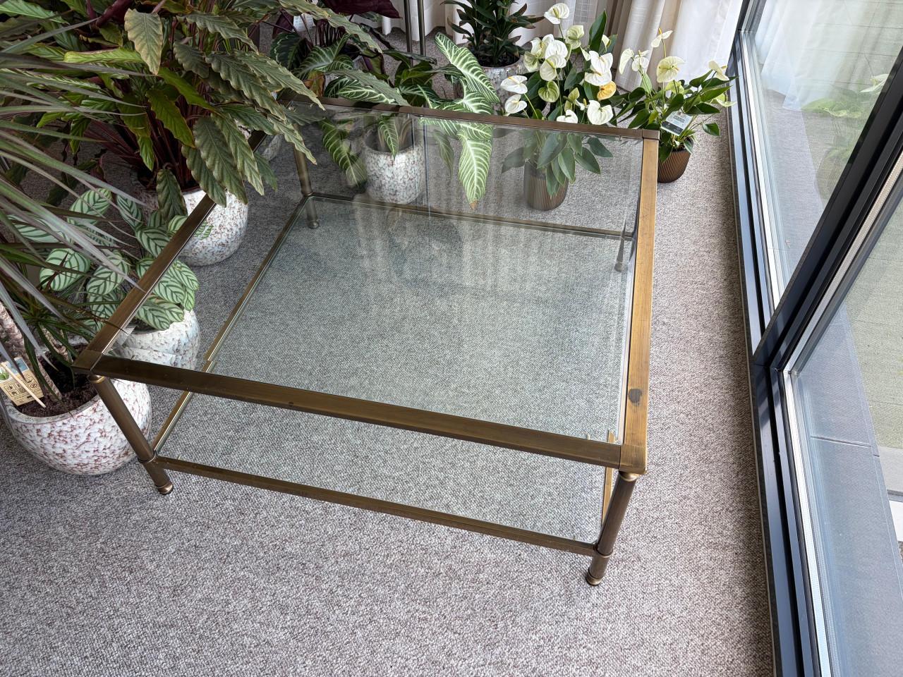 Glazen salontafel