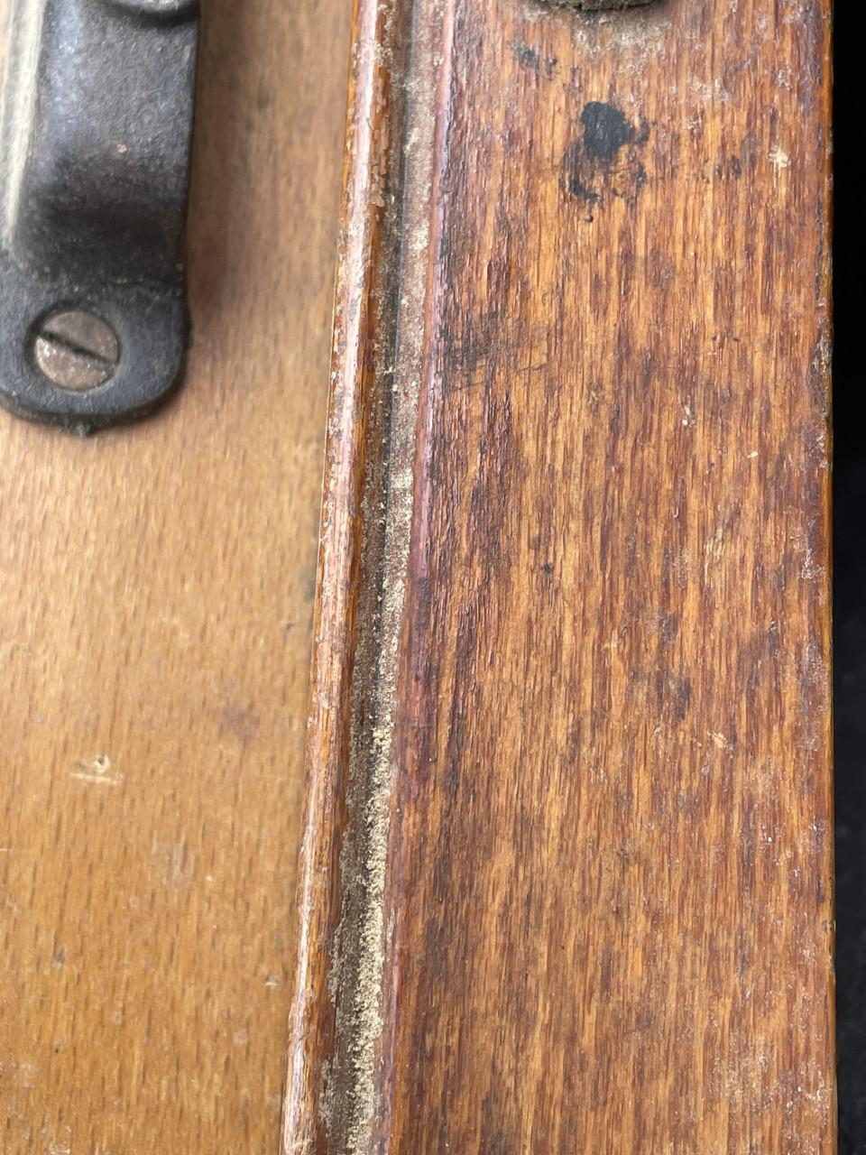 35x antieke letterbakken 83x53x4 cm  Drukkerij lades 1930s/40s