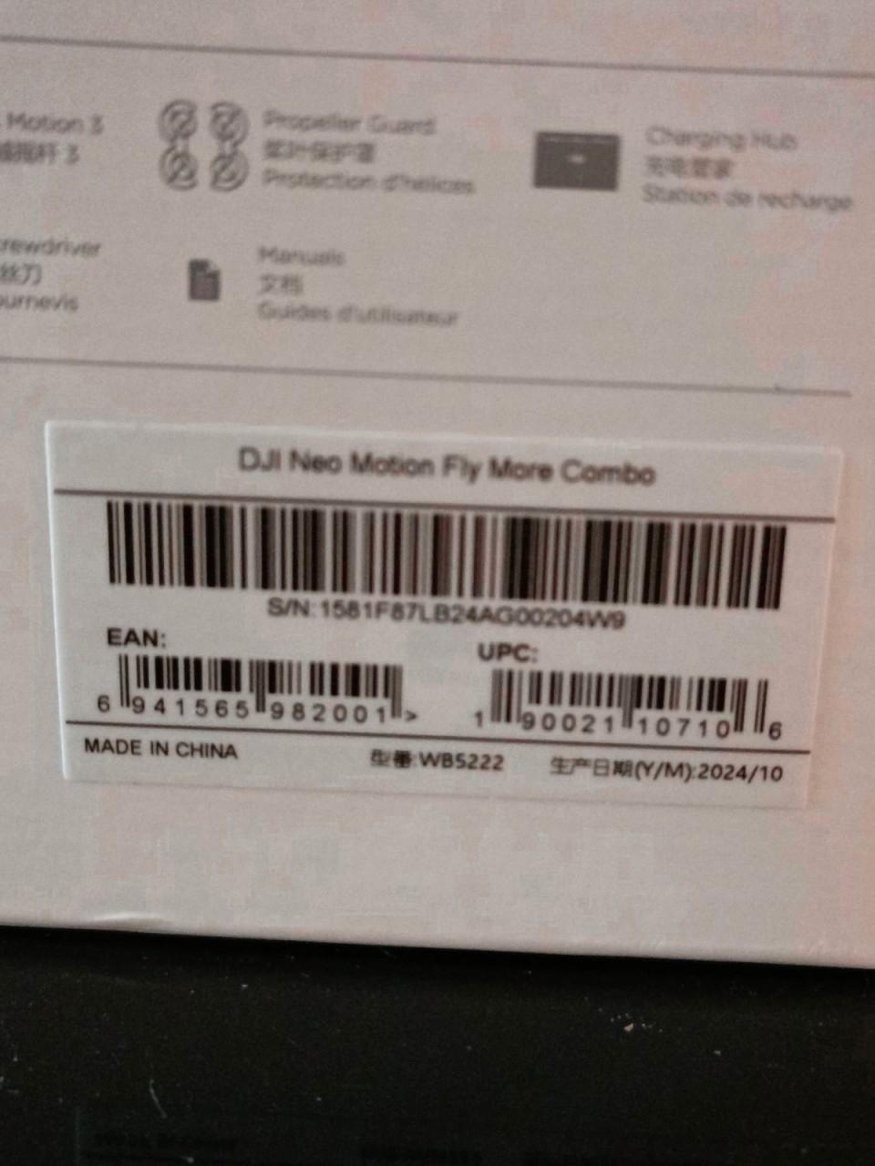 DJI neo motion flymore combo verzegeld !! Nieuwprijs €390