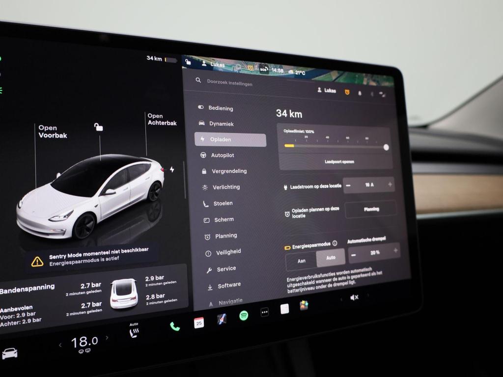 Tesla Model 3 standard rwd plus 60 kwh | soh 92,9% | automaat | panorama da
