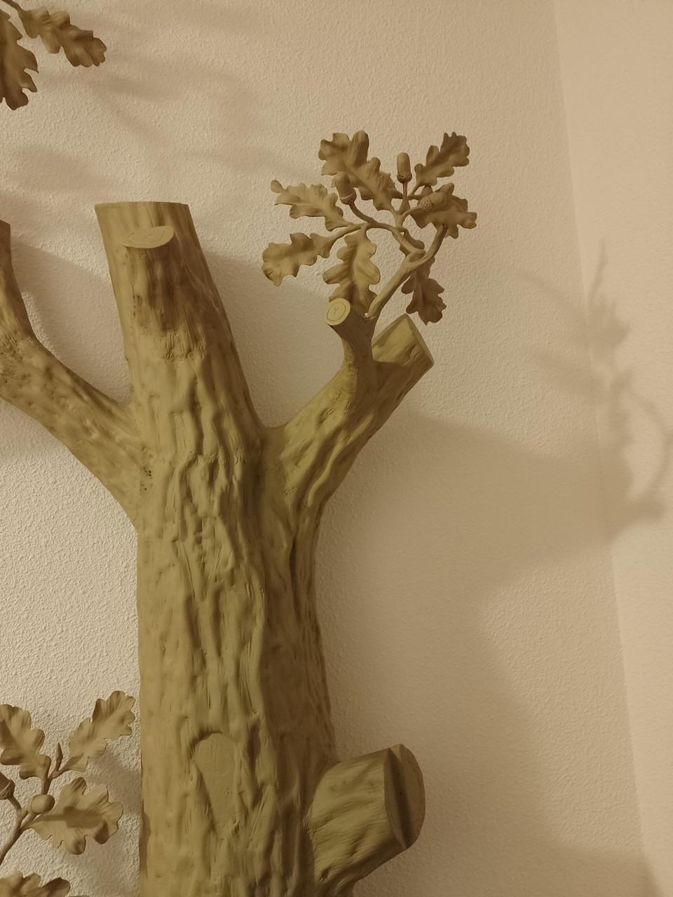 Zeer mooie vintage metalen kapstok-boom