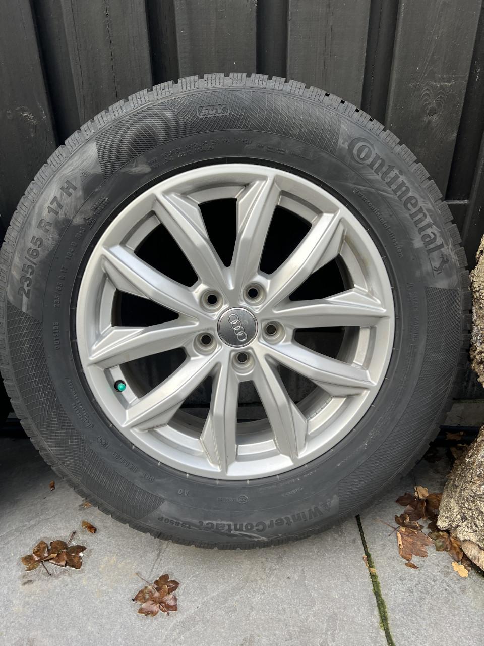 Audi Q5 velgenset zonder schade op nieuwe winterband