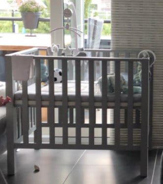 Baby box Casper II mat grijs