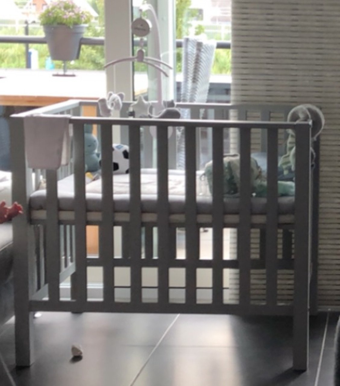 Baby box Casper II mat grijs