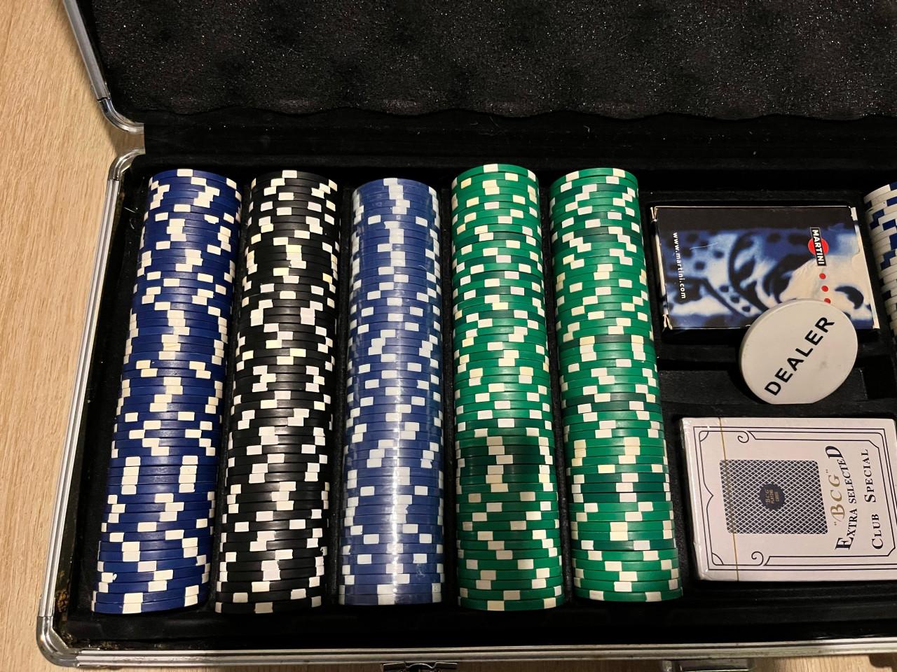 Poker set incl koffer