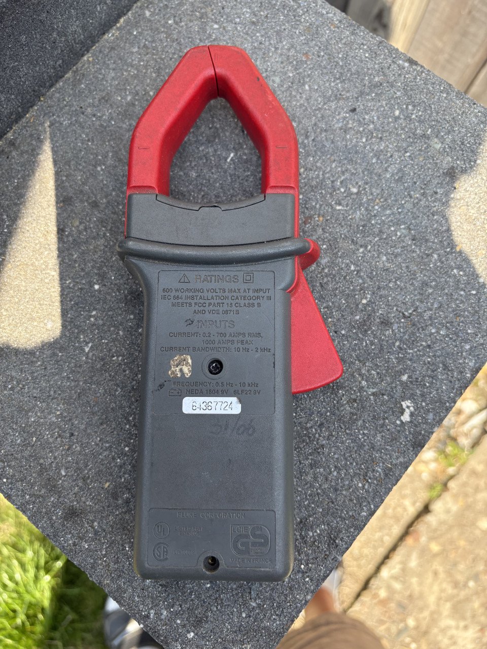 Fluke amperetang AC