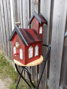 Vogelhuis in Kerk - model met uitneembare bodem