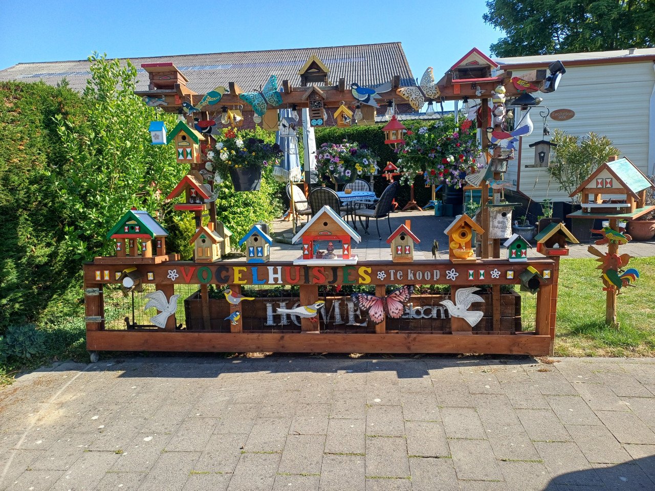 Allerhande soorten Vogelhuisjes , Leuk Vaderdag Kado