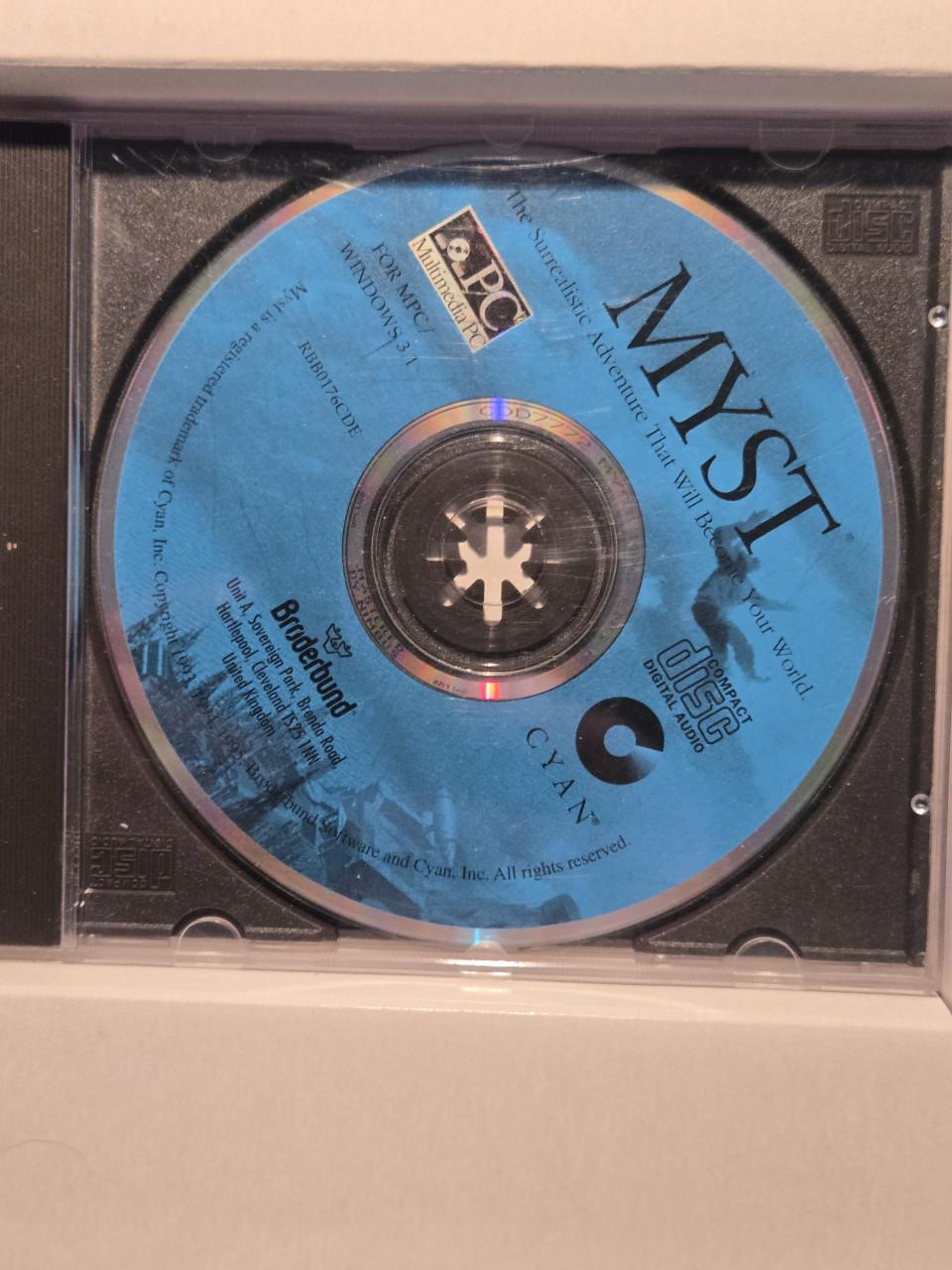 Klassieke puzzel- en exploratiespel Myst.1993