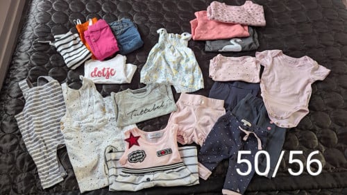 Kleding bundel maat 50/56 meisjeskleding