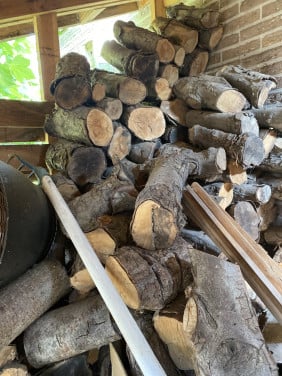 Open haardhout peren gedroogd ca. 7 jr