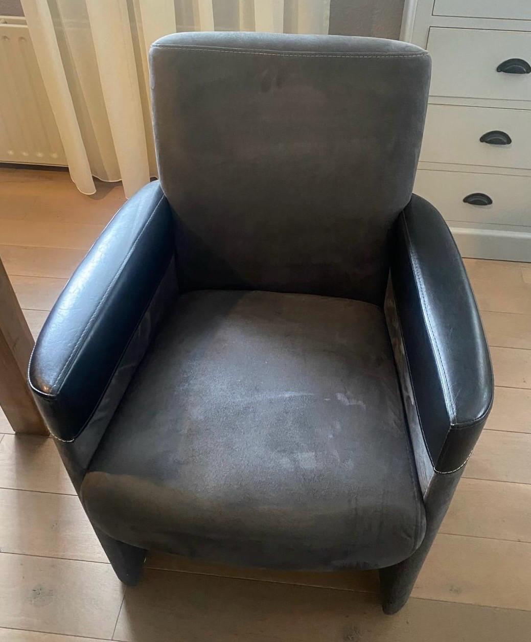 4x eetkamerstoel antraciet