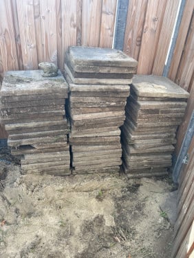 Betonen stoeptegels 50x50 90 stuks