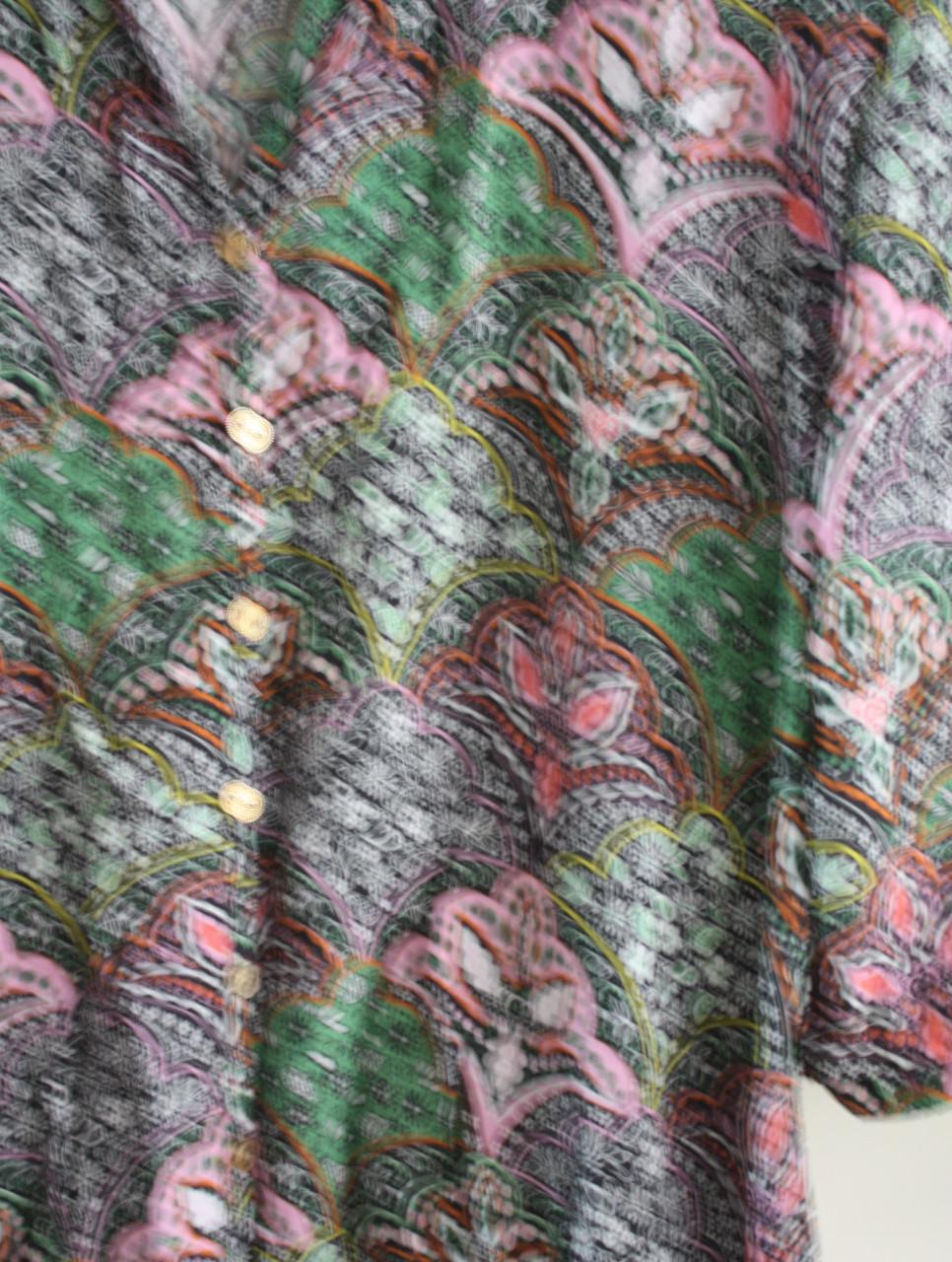 Gekleurd blous shirt met print  maat 46