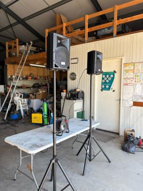 Dj set geluid set speakers te huur