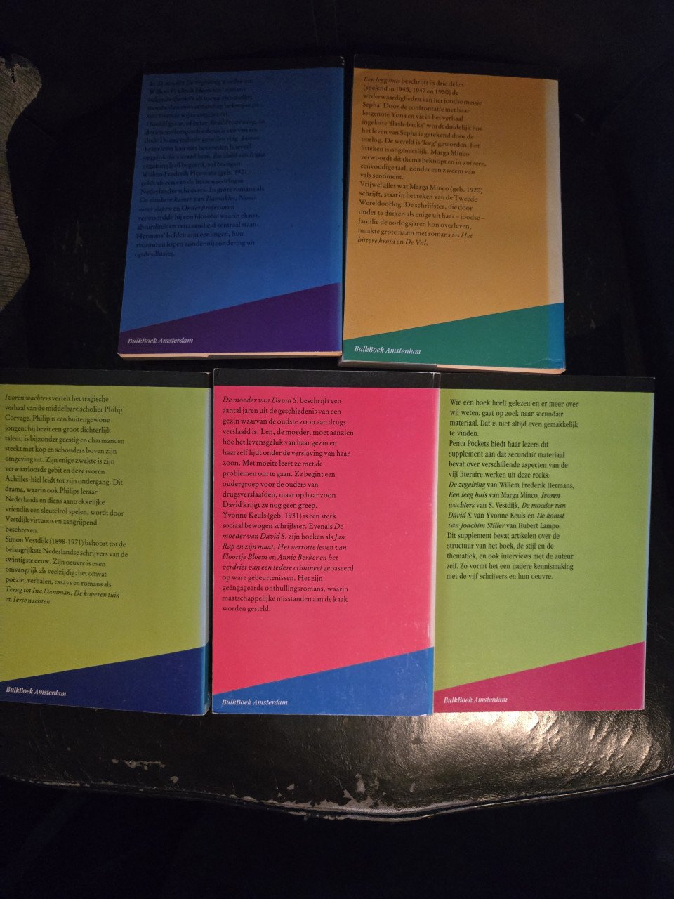 Collectie van 5 boeken uit de Penta-reeks