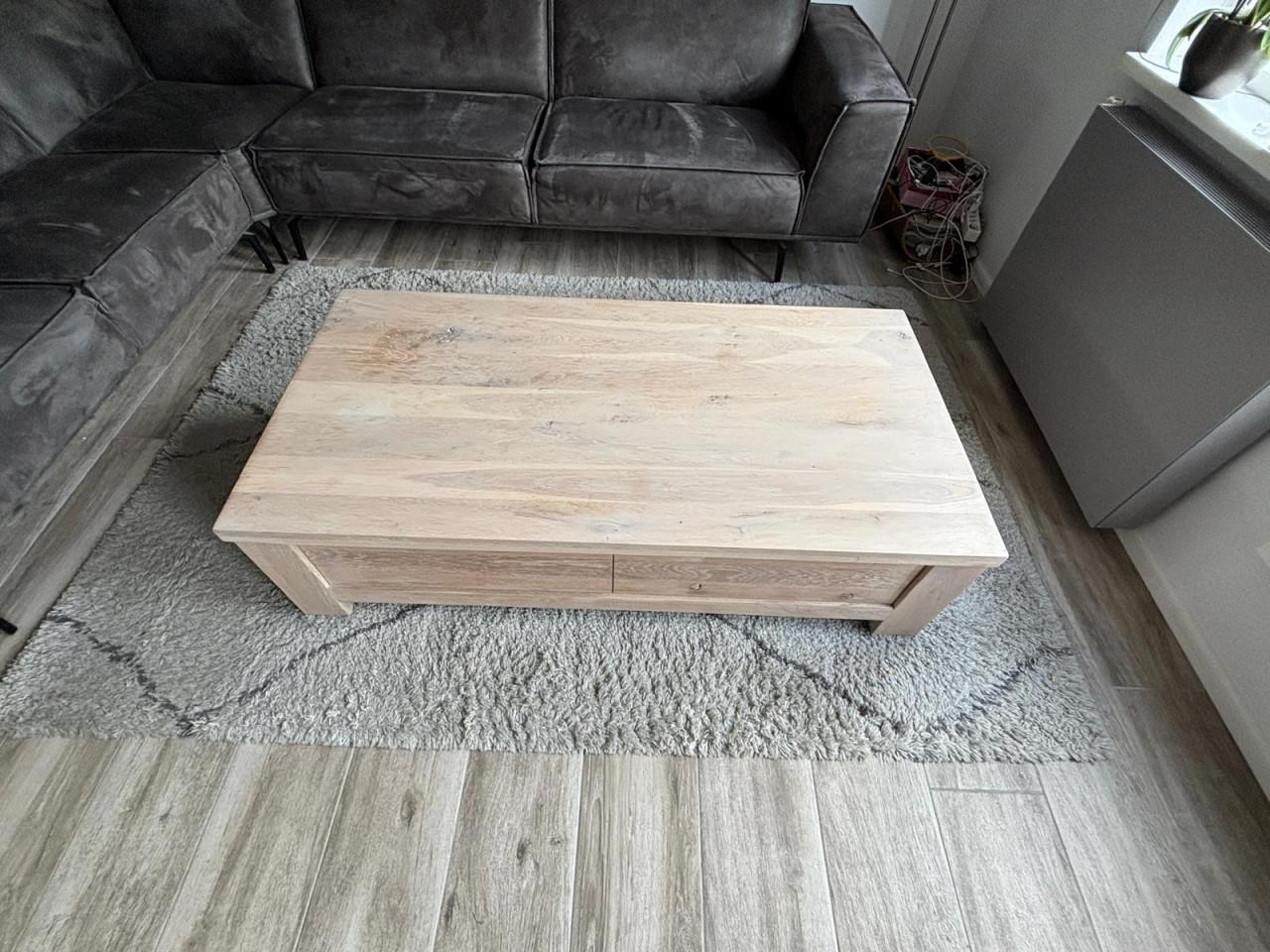 Salontafel Averno  White oil 140x70cm