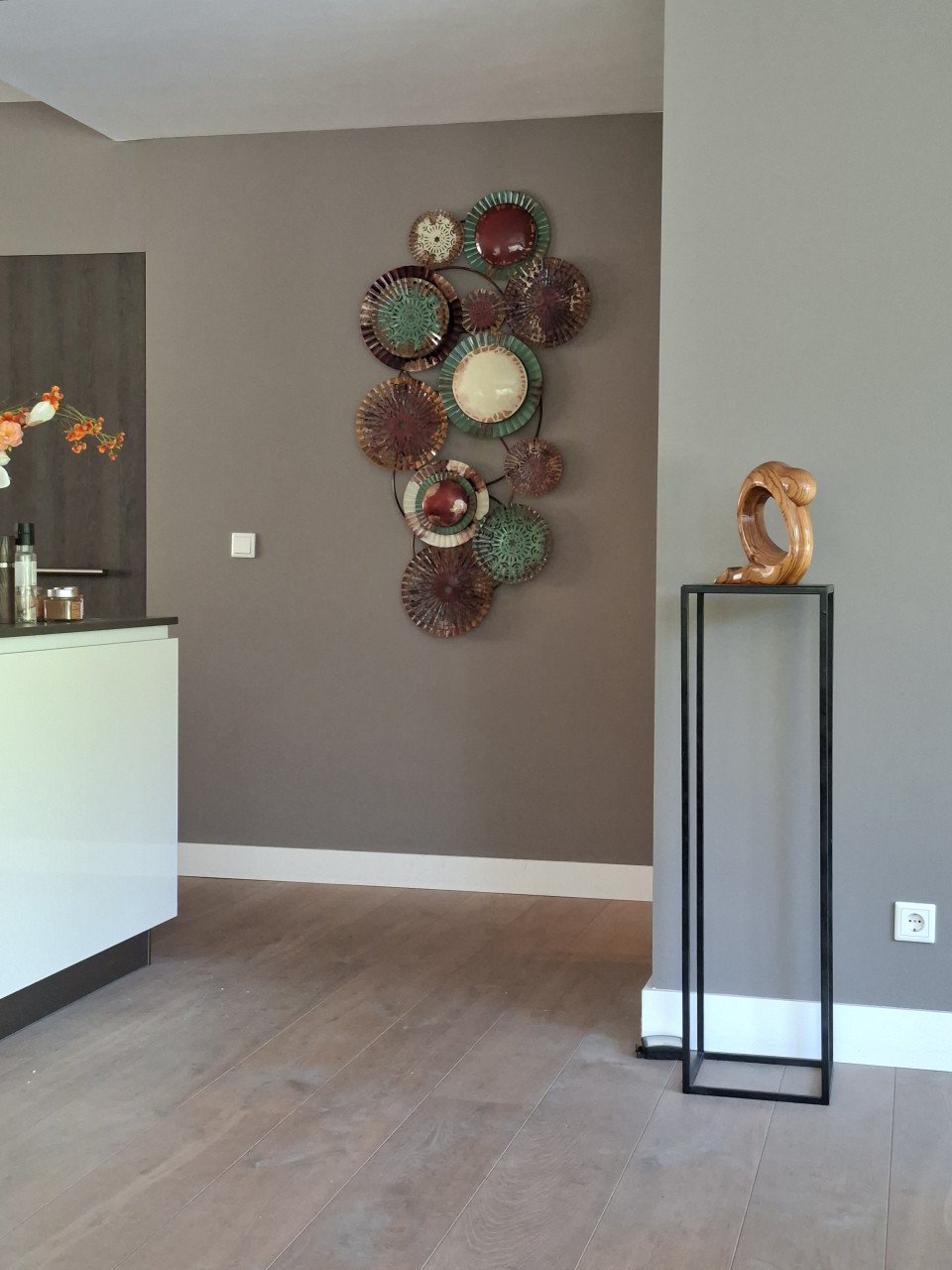 Wanddecoratie metaal