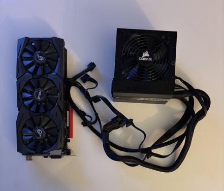 Asus rog strix 1070 8GB+ corsair cx450m