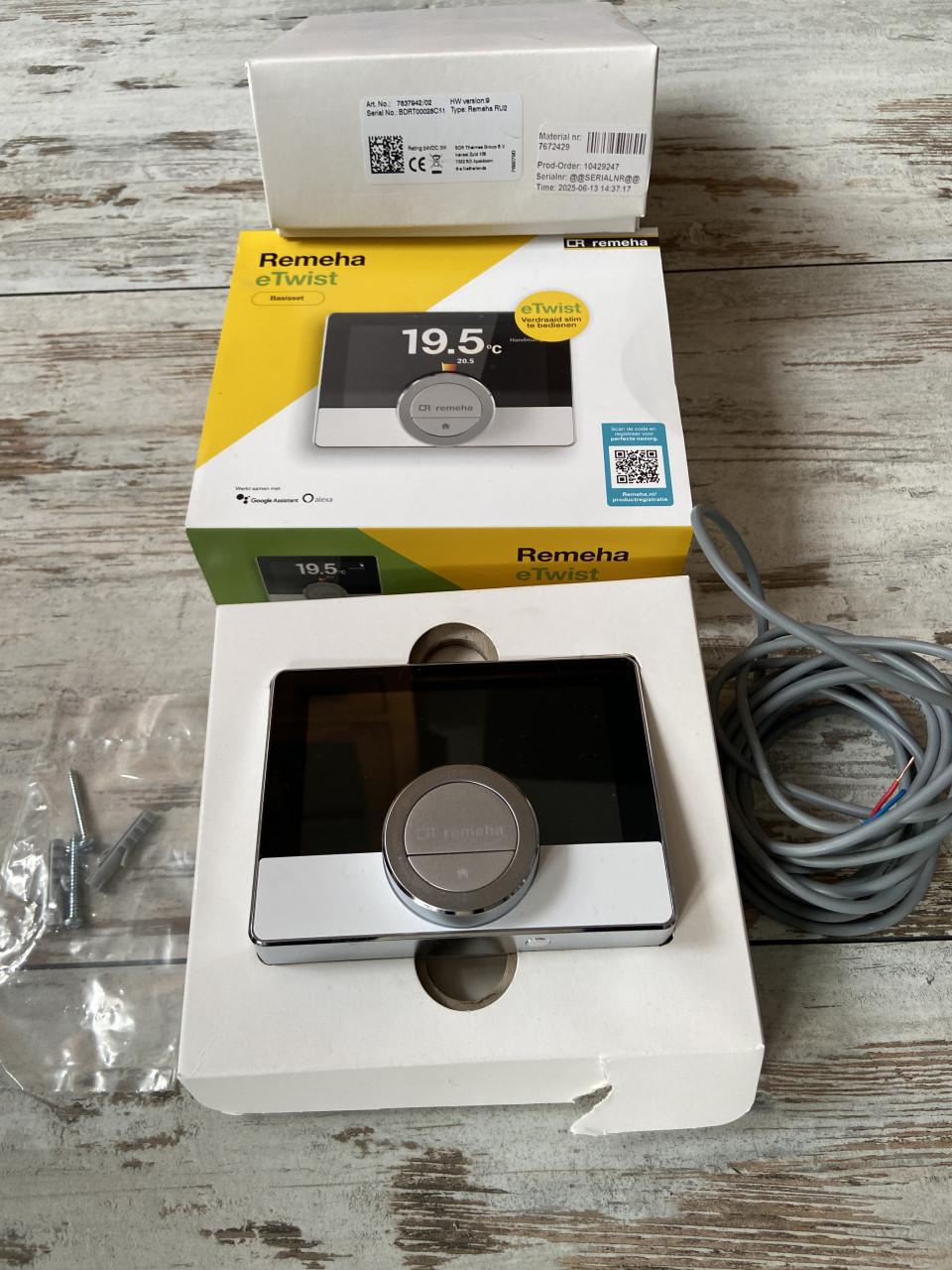 Remeha eTwist Slimme Thermostaat - Nieuwstaat!