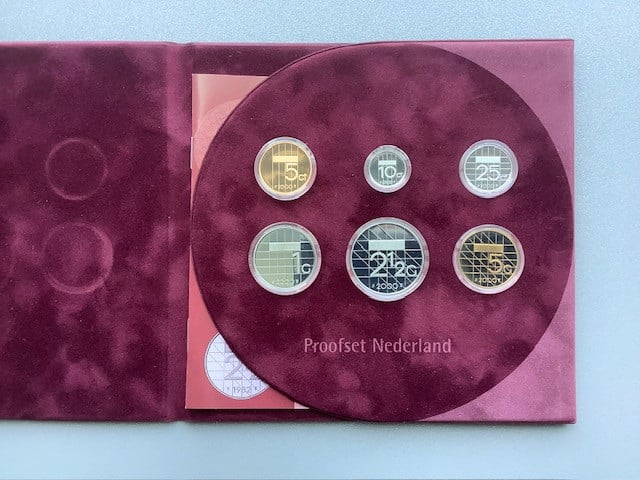 Nederland, Proofsets 1996 t/m 2001 in cassette.