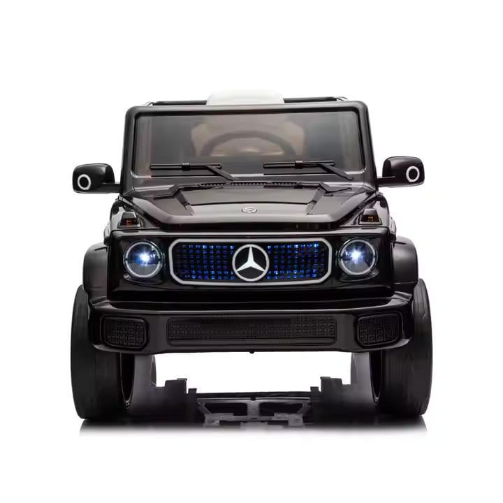Elektrische Kinderauto 12V–Mercedes-Benz G-Klasse EQG |Zwart