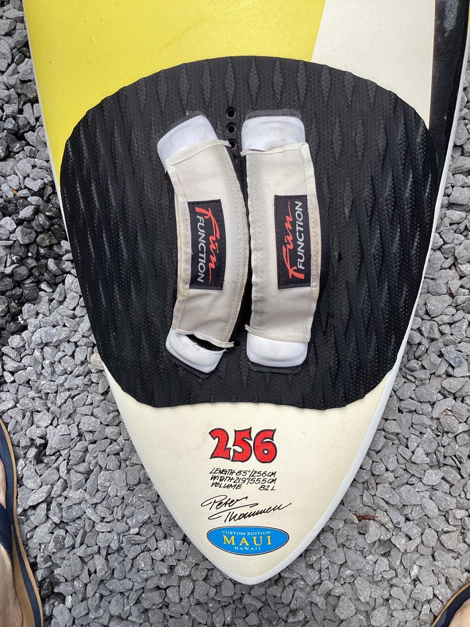 Surfboard en zeilen