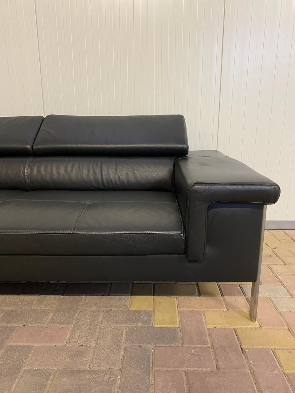 GRATIS LEVERING HEEL NL Montel Leer Bankstel 3 + 2,5 Zits