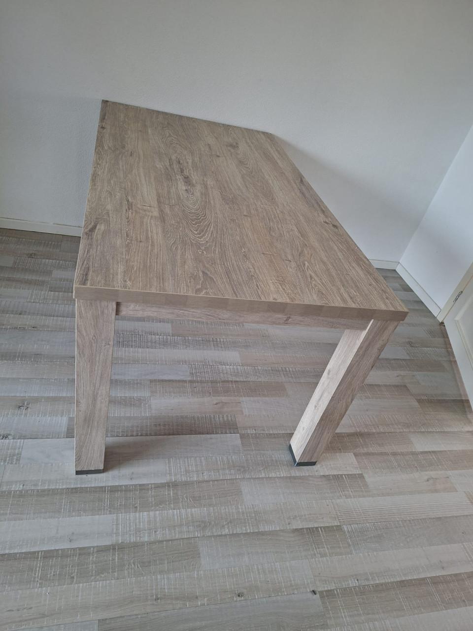 Tafel 90 x160 cm houtlook