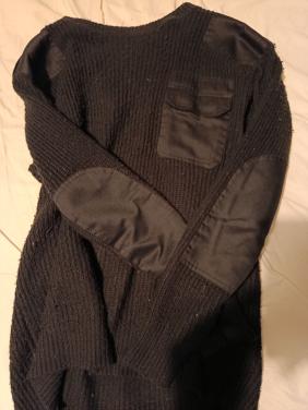 Commando trui zwart Maat L