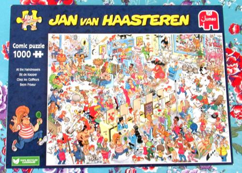 Jan van Haasteren legpuzzel bij de kapper