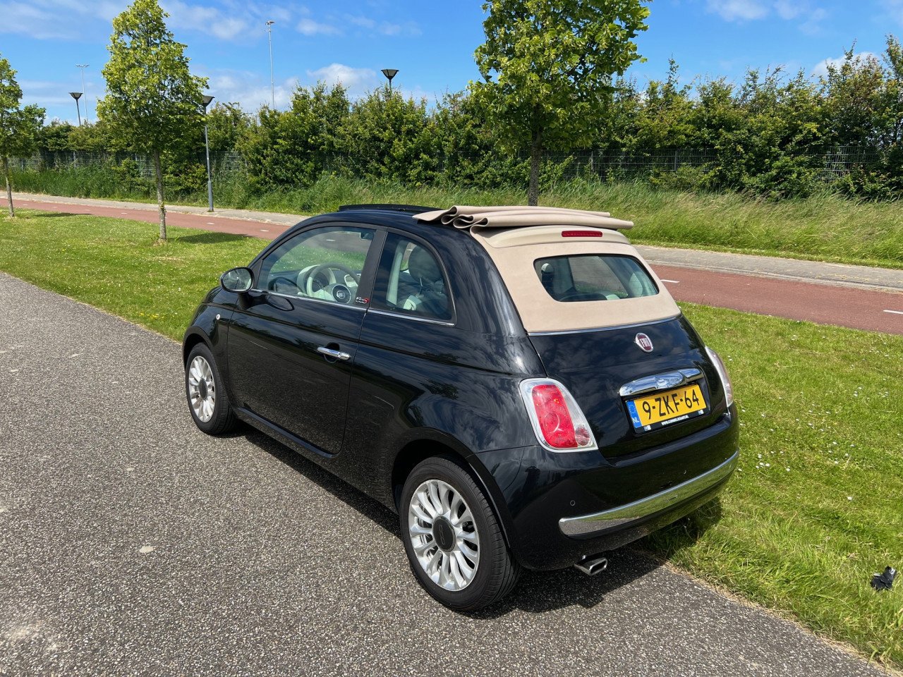 Topstaat; Fiat 500 Cabrio uit 2015 met slechts 78.000 km