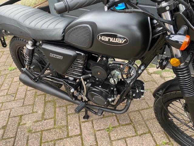Nieuwe  hanway raw 50 limited blackline  nu 1949 euro caferacer