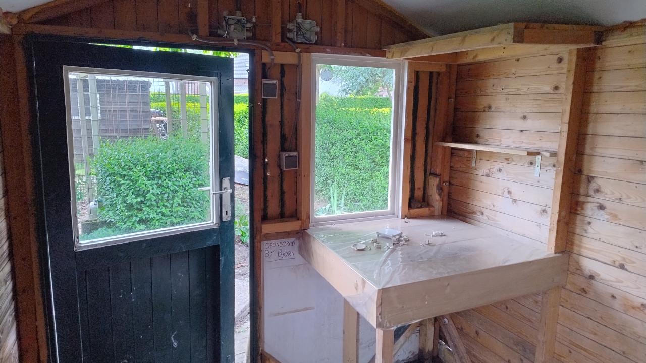 Tuinhuisje 2x3meter, goed geïsoleerd dak