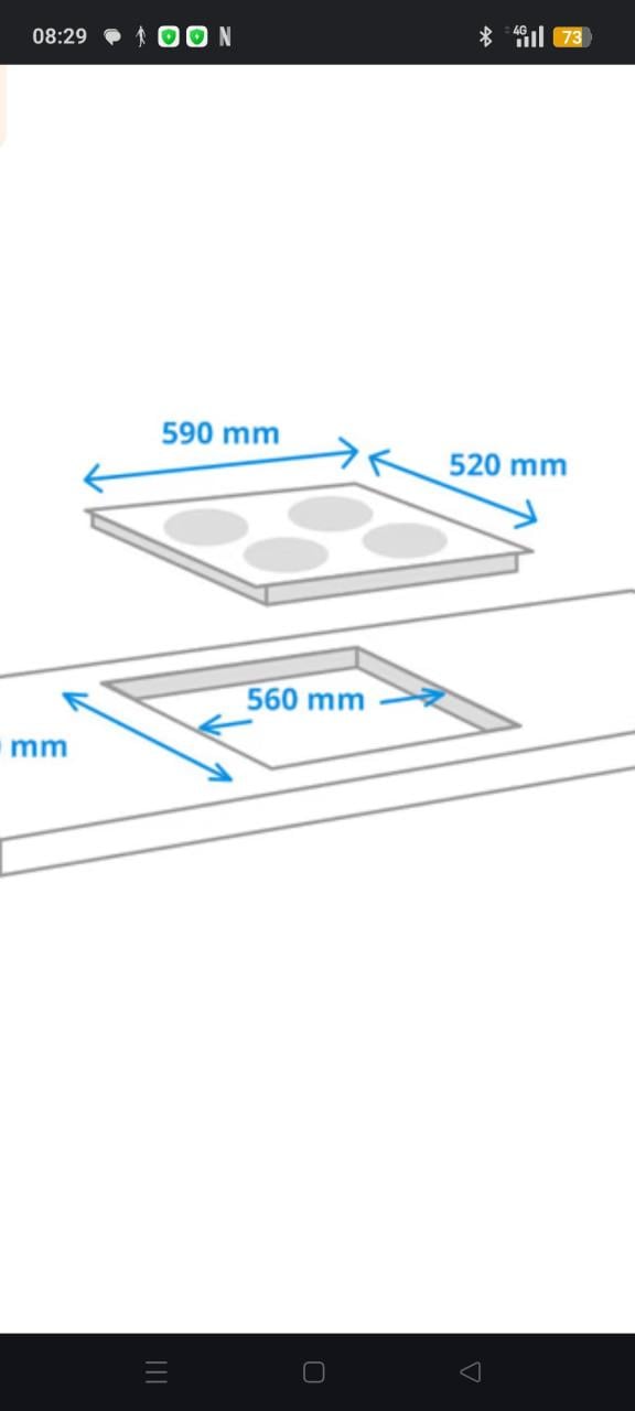 Gasfornuis ( inbouw)