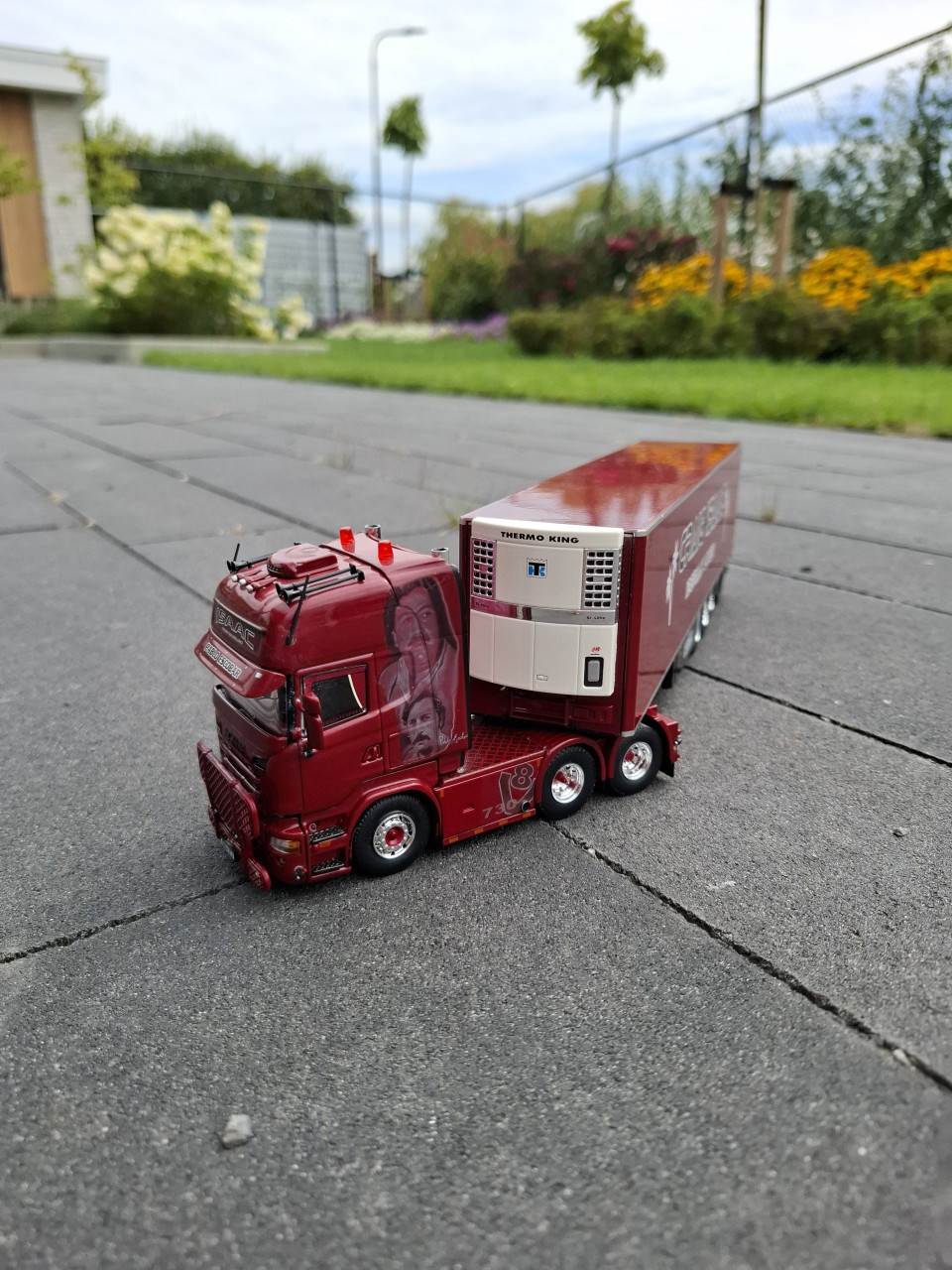Schaalmodel vrachtwagen