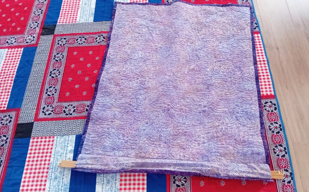 Groot zeeuwse quilt boerenzakdoek 190x160 cm