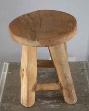 Houten planten tafeltje