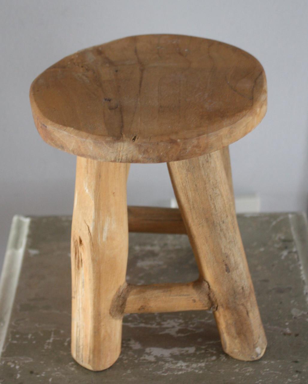 Houten planten tafeltje