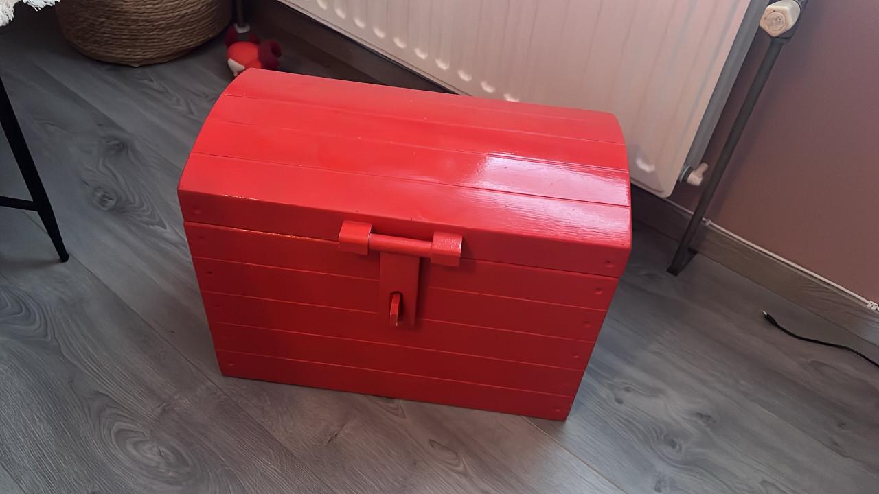 Speelgoed kist gevuld met Kapla