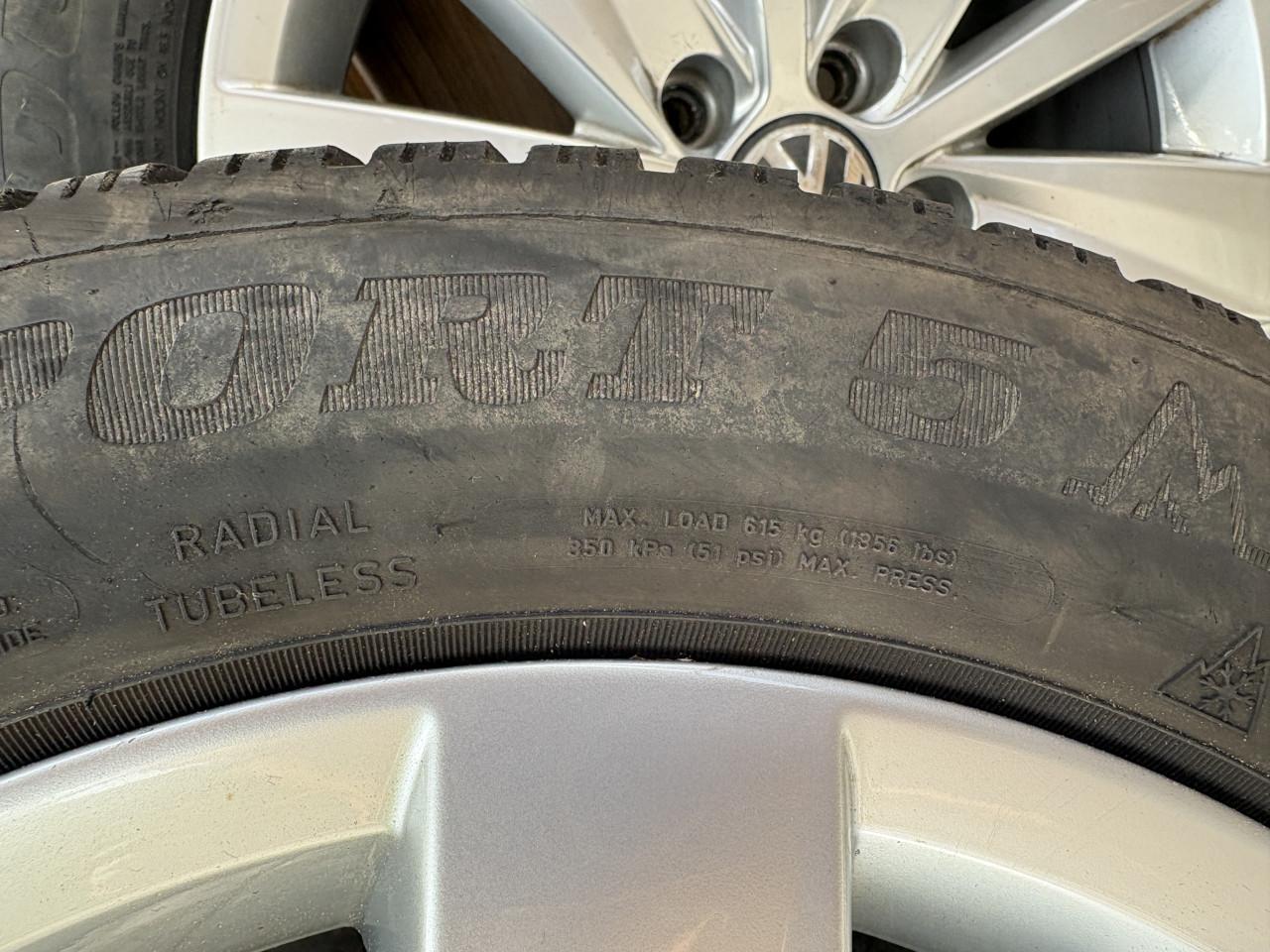 Winterbanden met velgen 205/55/R16 91H - VW B7