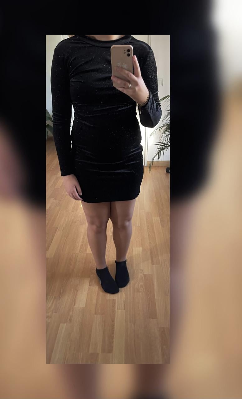 Nieuwe glitter jurk dames