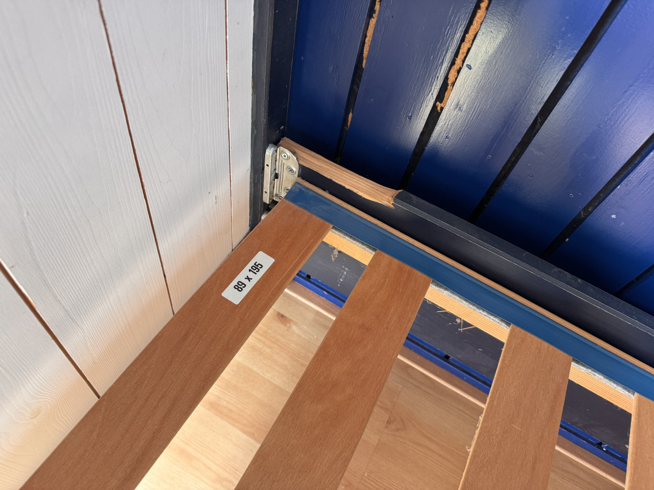 1 persoonsbed jongen blauw