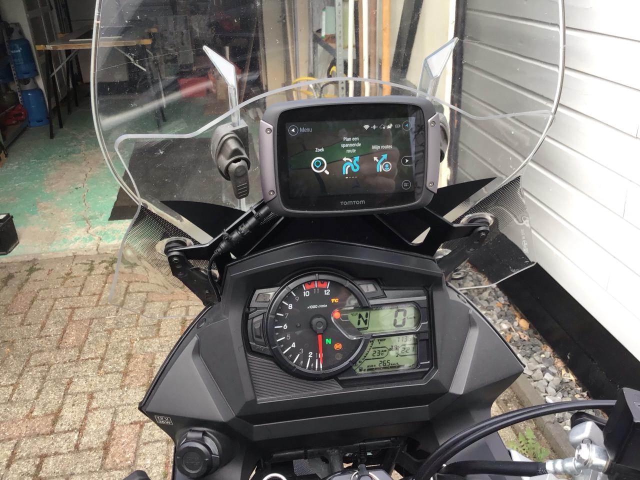 Suzuki v-strom 2017 kofferset en tomtom