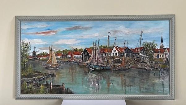 Kleur op de werf van Arnemuiden toen het nog een echte  werf was